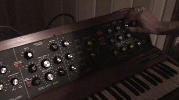 Serge TKB + Moog MuSonics Minimoog 