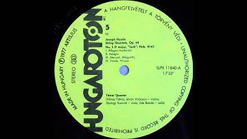 Haydn, String Quartet Op 64 No 5 , The Lark, , Tatrai Quartet