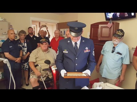 Veterans honor fellow dying vet granting daughter's wish