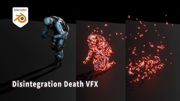[Tut] Disintegration Death VFX - Blender Geometry Nodes 4.4