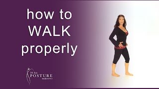 Posture Coach Explains How to WALK Properly