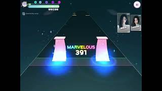 Rhythm Hive ILLIT “Cherish(My Love)” Level hard. Sorry for bad cards !!