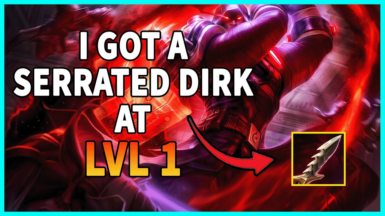I GOT A SERRATED DIRK AT LVL 1 JAYCE VS VIKTOR YouTube