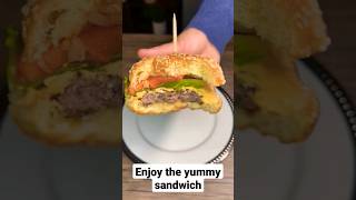 Homemade Beef Burger- طريقة عمل البرجر فى البيت #سندوتشات #sandwichrecipe