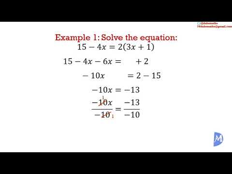 Solving simple equations | Algebra