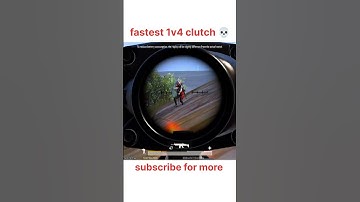 World record fastest 1v4 clutch #bgmi #pubgmobile #gaming #1v4clutch #shorts #shortsfeed
