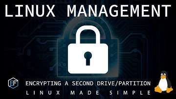 Encrypting a Secondary Drive/Partition