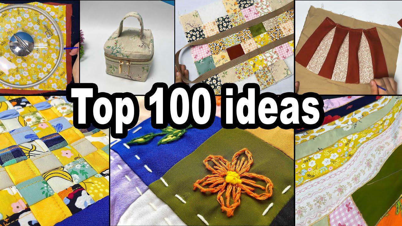 Top 100 Great Ways to Turn Fabric Scraps into Beautiful Items| Sewing Ideas 1-7
