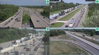 1 dead, 2 injured in crash on I-270 West; all lanes at US 23 closed