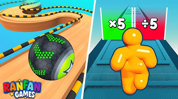 Going Balls | Tall Man Run - All Level Gameplay Android,iOS - NEW MEGA APK UPDATE