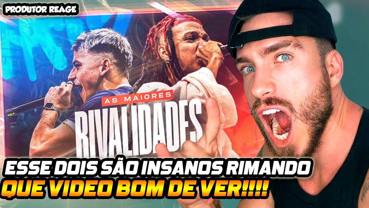 (ESSES 2 SÓ SAI RIMA BOA!) PRODUTOR REAGE AS RIVALIDADES mais INSANAS DAS BATALHAS!! (REACT)