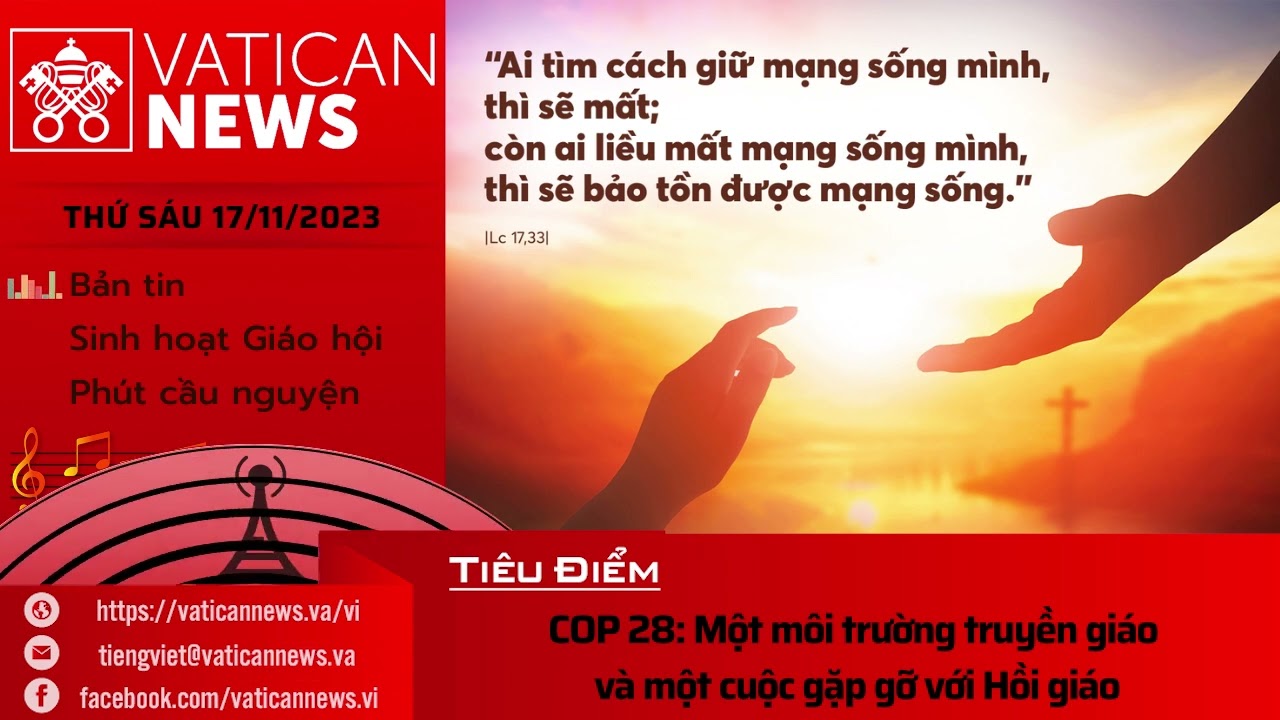 Radio thứ Sáu 17/11/2023 - Vatican News Tiếng Việt