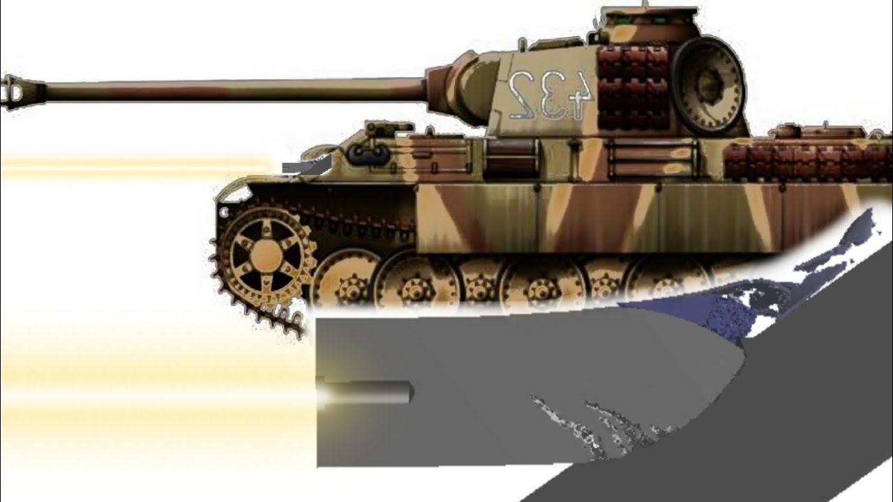 A34 Comet vs Panther | Armor Penetration Simulation