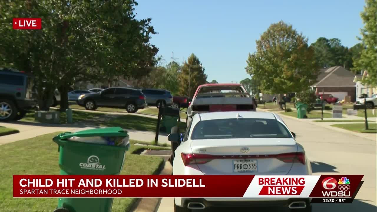 Slidell boy struck, killed in driveway of his own home