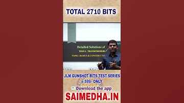 TSSPDCL - JLM GUN SHOT TEST SERIES @599/- ONLY || DOWNLOAD APP SAIMEDHA.IN || 9246212138