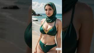 AI ART || AI Lookbook Model Video-Arabian Sandy Beaches