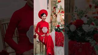 Vietnamese Bride With Ao Dai