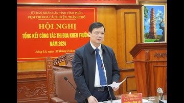 Cụm thi đua các huyện, TP tổ chức HN tổng kết công tác TĐKT năm 2024, triển khai nhiệm vụ năm 2025