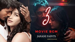 3 Movie BGM-Janani Faints|Anirudh Ravichander|Cover By Abhijith Kannan #shorts