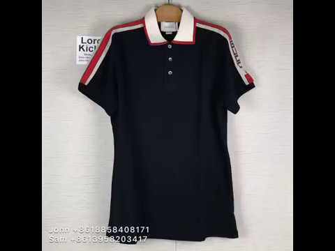 Fuld aflivning Konsultere Gucci polo with Gucci stripe in Black color - YouTube