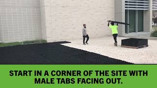 Commercial Installation How to install TRUEGRID Permeable Pavers