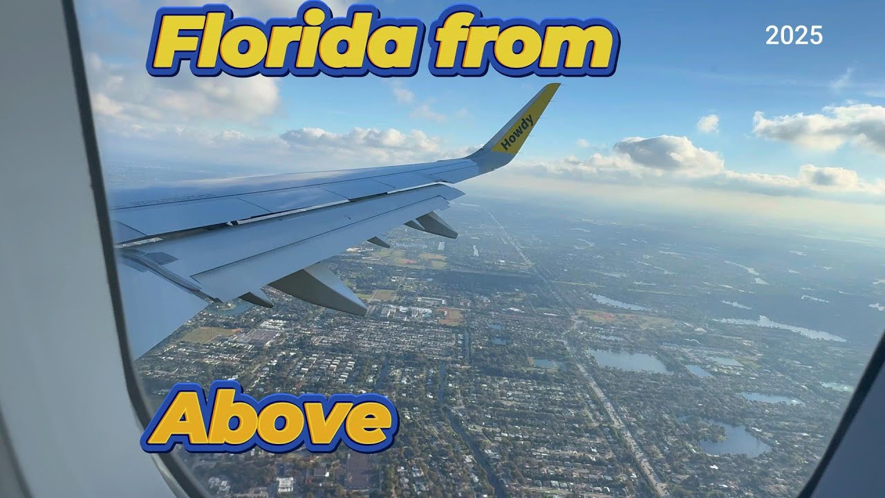 Landing at Fort Lauderdale-Hollywood International Airport (FLL) 2025 Florida From Above