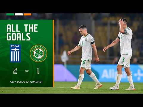 ALL THE GOALS | Greece 2-1 Ireland | UEFA Euro 2024 Qualifier