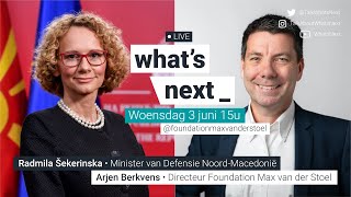 What&#39;s Next | Radmila Šekerinska &amp; Arjen Berkvens