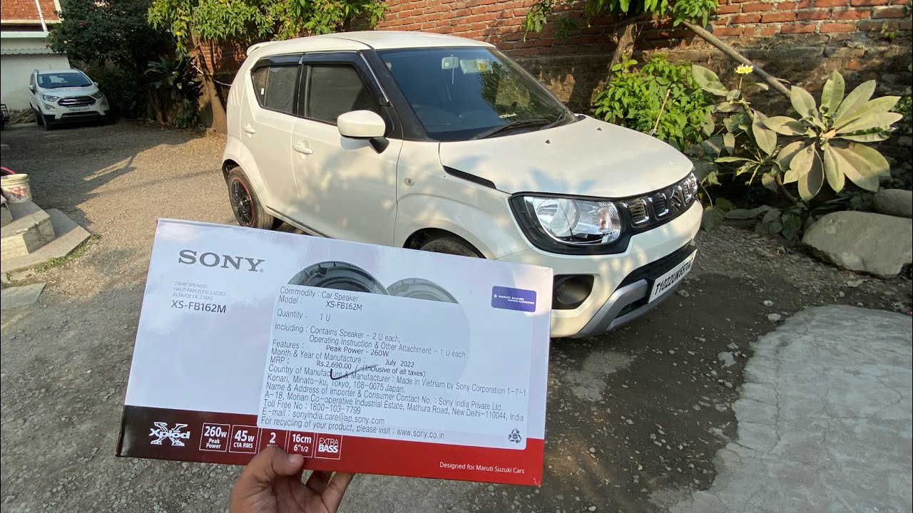 INSTALLING ORIGINAL SONY SPEAKERS IN IGNIS ||ORIGINAL SPEAKERS FROM MARUTI SUZUKI GENUINE ACCESSORY