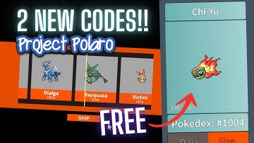 2 NEW CODES PROJECT POLARO!