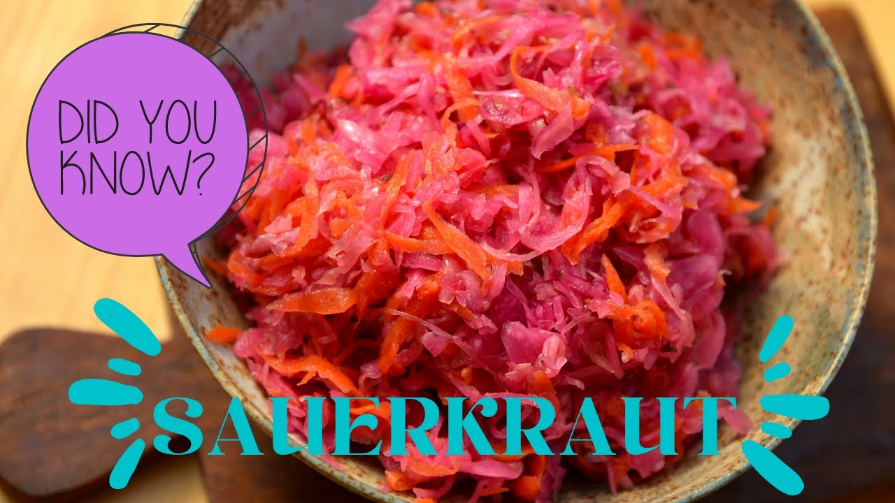 Sauerkraut Fermented Cabbage, packed with probiotics and super good