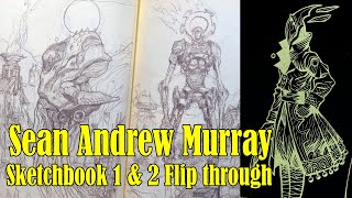 Sean Andrew Murray Sketch Book Volume 1 & 2 Flip Through Review | Art Book |