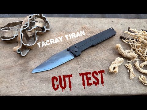 Cut Test: TacRay “Tiran” in ZDP-189