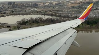 River Visual Approach | Southwest Airlines | Boeing 737-700 | Washington DC