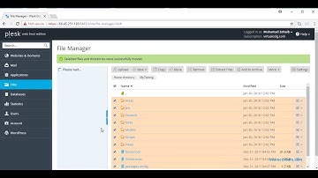 Plesk - Part 6 - How to upload published project in plesk