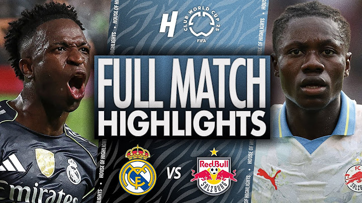 Real Madrid vs Salzburg - FULL Match Highlights & Goals | 2025 FIFA Club World Cup