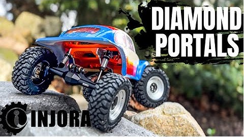 New Injora TRX4M Diamond Portal Axles - Unboxing, Installation, and Crawling