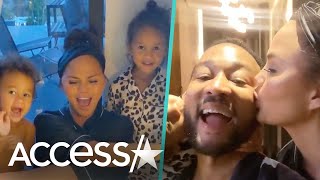 Chrissy Teigen, Luna \& Miles Are Adorable In John Legend’s ‘Bigger Love’ Video