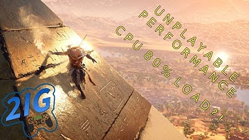 AC Origins Performance on PC - CPU usage above 80%  |  Launch day
