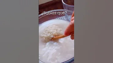 ¿Por qué lavamos el arroz antes de utilizarlo?