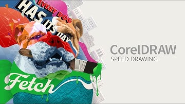 Every Dog Has Its Day: Speed Drawing for CorelDRAW International Design Contest
