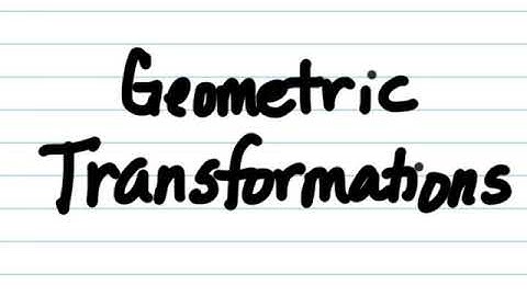 Geometric Transformations (part 3)