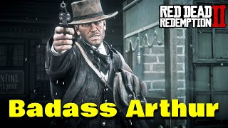 10 minutes of badass Arthur Morgan action in Red dead redemption 2