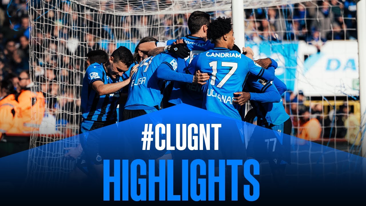 Club Brugge - Gent live match 17.12.2023 Follow the Pro Leag, Steadfast  Dance Group