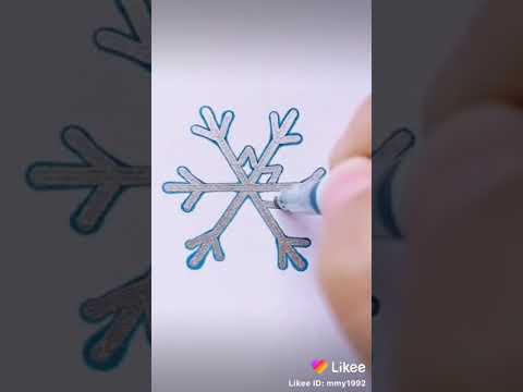 طريقة عمل رسم ثلج