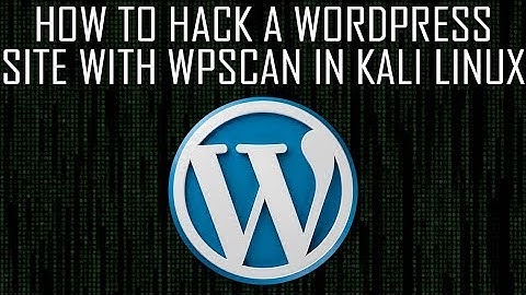 Finding Vulnerabilities in Wordpress Site - WPScan