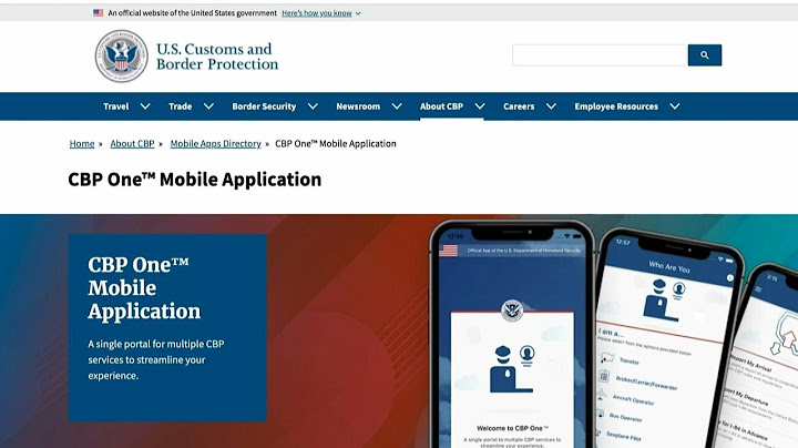 Screen captures of CBP One app and website as asylum appointments canceled | AFP