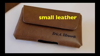 making a leather smartphone holster