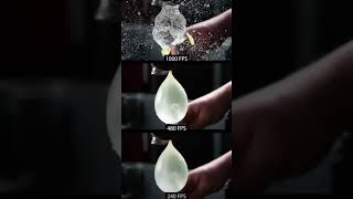 240 fps vs 1000 fps ballon pop slow motion #slowmotion #scienceexperiment #120fps