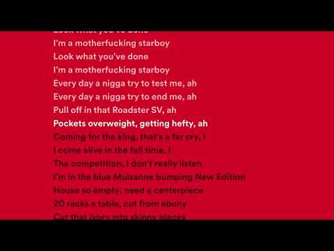The Weeknd - Starboy ft. Daft Punk (Lyrics | Lirik | Karaoke)
